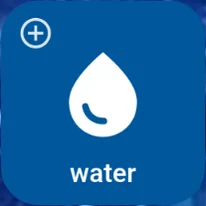 zoevo widget linked to the water tally